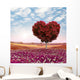 Heart Shaped Tree Red