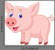 Cute Baby Pig Cartoon
