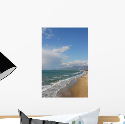 winter beach Wall Mural
