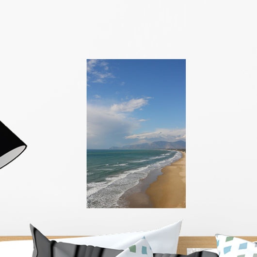 winter beach Wall Mural