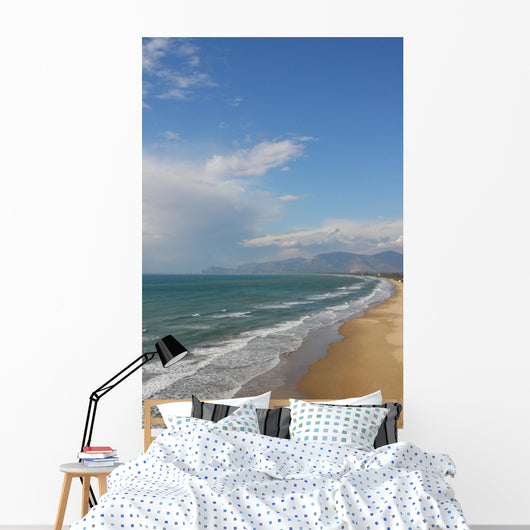winter beach Wall Mural