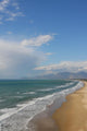 winter beach Wall Mural