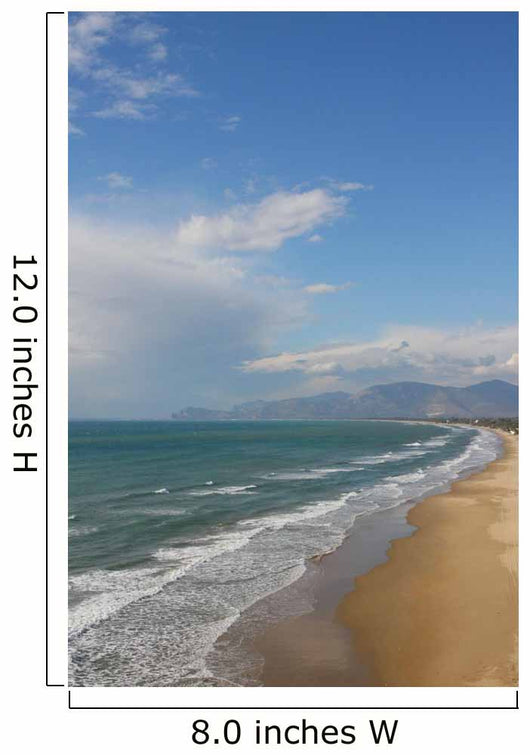 winter beach Wall Mural