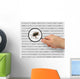 concept of searching for a bug Wall Mural