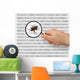 concept of searching for a bug Wall Mural