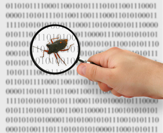 concept of searching for a bug Wall Mural