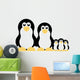Family of Penguins Wall Decal