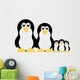 Family of Penguins Wall Decal