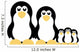 Family of Penguins Wall Decal