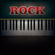 Abstract with Word Rock Wall Mural