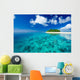 Tropical island paradise Wall Mural