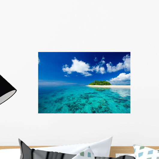Tropical Island Vacation Paradise Wall Mural