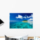 Tropical Island Vacation Paradise Wall Mural