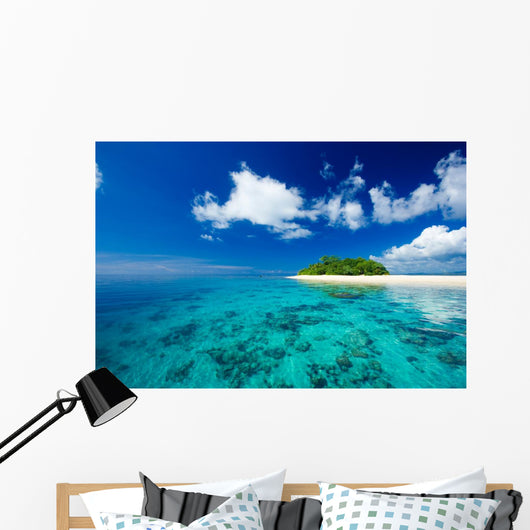 Tropical Island Vacation Paradise Wall Mural