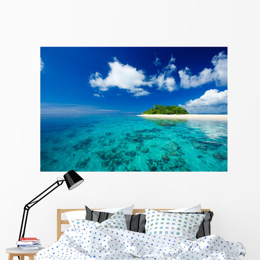 Tropical Island Vacation Paradise Wall Mural