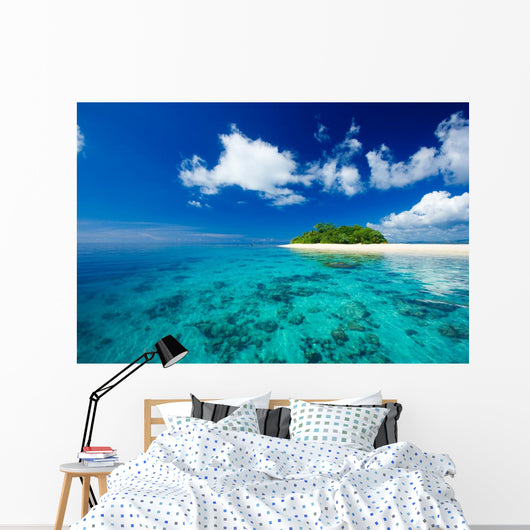 Tropical Island Vacation Paradise Wall Mural