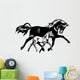 Mare With Foal Wall Decal