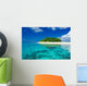 Tropical island vacation paradise Wall Mural