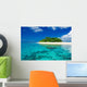 Tropical island vacation paradise Wall Mural