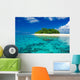 Tropical island vacation paradise Wall Mural