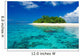 Tropical island vacation paradise Wall Mural