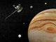 Voyager Spacecraft near Jupiter Wall Mural