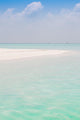 Waves Shore White Sand