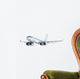 Airplane isolated. My own design Wall Decal