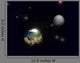 Planets Earth 3D Moon