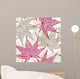 Maple leaves seamless background Wall Mural