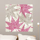 Maple leaves seamless background Wall Mural