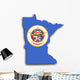 Map Minnesota Wall Mural