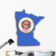 Map Minnesota Wall Mural