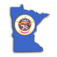 Map Minnesota Wall Mural