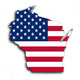 Map Wisconsin Wall Mural