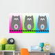 Three Owls Wall Mural
