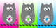 Three Owls Wall Mural