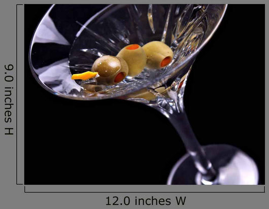 Martini Black with Olives
