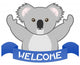 Welcome Koala Wall Decal