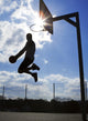 Basketball Player Dunk Silhouette