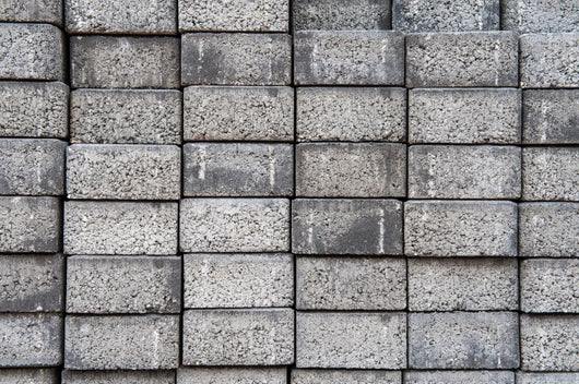 Gray Square Pavement Cement