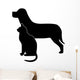 Dog and Cat Silhouette Wall Decal