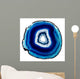 Slice of Blue Agate Crystal Wall Decal