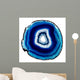 Slice of Blue Agate Crystal Wall Decal