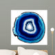 Slice of Blue Agate Crystal Wall Decal