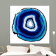 Slice of Blue Agate Crystal Wall Decal