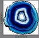 Slice of Blue Agate Crystal Wall Decal