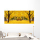 yellow maple leaves landscapes Wall Mural