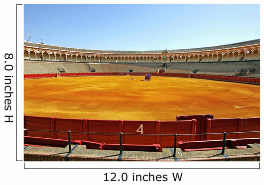 number 4 gate at large bullring in seville spain Wall Mural
