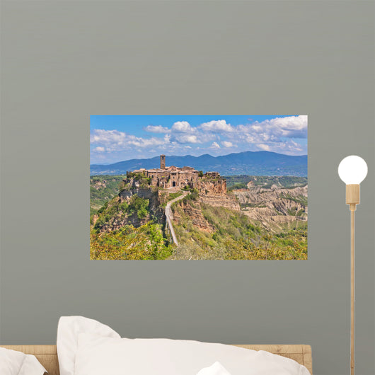 Italian Hilltown of Civita Bagnoregio Wall Mural